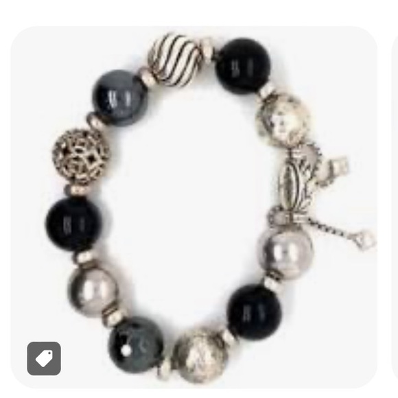 DAVID YURMAN ONYX & HEMATITE ELEMENTS BEAD BRACELET NWOT - Picture 3 of 4